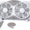 shinic Window Fan, 2026 Updated Quiet Window Exhaust Fan. Reversible Airflow, 9" Blades, Full Remote Control, 3 Functions 3 Speeds. Adjustable Width 23.8"-37", for Bathroom & Kitchen, ETL Certified