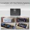 Renogy 60A MPPT Solar Charge Controller 12V/24V/36V/48V Auto, 150V Solar Input Solar Panel Controller for Lithium/AGM/Gel Batteries, Off-Grid Solar Controllers Home RV Marine Workshop