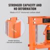 VEVOR Hydraulic Shop Press, 12 Ton/26000lbs, H-Frame, 4-Hold Adjustable Height, with Movable Plates, for Garage or Professional Users, Orange