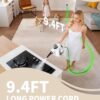 Pressurized Handheld Steam Cleaner for home with 12pcs Accessories & Safety Lock – Multi-Surface Natural Deep Steamer for Cleaning Car, Furniture, Floor, Upholstery, Tile, Grout, Windows(dark gray)