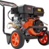 VEVOR Gas Pressure Washer, 4400 PSI 4.0 GPM, Gas Powered Pressure Washer with Copper Pump, Spray Gun and Extension Wand, 5 Quick Connect Nozzles, for Cleaning Cars, Homes, Driveways, Patios