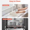 VEVOR Upright Automatic Ice Cream Maker with Built-in Compressor, 1 Quart No Pre-freezing Gelato Maker & Frozen Yogurt Machine, 4 Modes Electric Sorbet-Maker, Compressor Ice Cream Machine for Home