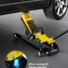 VEVOR 2.5 Ton Low Profile, Heavy-Duty Steel Racing Floor Jack with Single Piston Lift Pump, Lifting Range 3.35"-14.96"