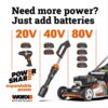 Worx Cordless String Trimmer & Lawn Edger, 12" Electric Weed Wacker with Command Feed, 20V Weed Eater with 4.63 LBS, Batteries & Charger Not Included, WG163.9 Worx Cordless String Trimmer & Lawn Edger, 12" Electric Weed Wacker with Command Feed, 20V Weed Eater with 4.63 LBS, Batteries & Charger Not Included, WG163.9