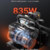 VEVOR Air Compressor, 2 Gallon Steel Tank, 1HP 2.1CFM @ 90PSI Oil Free Air Compressor & Max. 120PSI Pressure, 81dB Ultra Quiet Portable Compressor for Auto Repair, Tire Inflation, Spray Painting, 120V