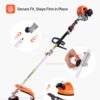 VEVOR 52cc Gas-Powered 6-in-1 Multi-Functional Trimmer - Hedge Trimmer, Brush Cutter, Weed Eater, Edger, Pole Saw & Chainsaw Pruner, EPA, CE & EMC Certified