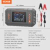 VEVOR Smart Battery Charger, 35-Amp, Lithium LiFePO4 Lead-Acid (AGM/Gel/SLA) Car Battery Charger with LCD Display, Trickle Charger Maintainer Desulfator for Boat Motorcycle Lawn Mower Deep Cycle