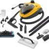 Wagner Spraytech 2494184 915e On-Demand Steam Cleaner & Wallpaper Removal, Multipurpose Power Steamer, 18 Attachments Included (Some Pieces Included in Storage Compartment) For Floor