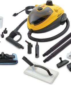 Wagner Spraytech 2494184 915e On-Demand Steam Cleaner & Wallpaper Removal, Multipurpose Power Steamer, 18 Attachments Included (Some Pieces Included in Storage Compartment) For Floor