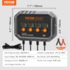VEVOR Smart Battery Charger, 2A x 4, LiFePO4 Lead-Acid (AGM/Gel/SLA) Car Battery Charger, Fully-Automatic Charger Maintainer Desulfator for Boat Motorcycle Lawn Mower Golf Cart Marine Deep Cycle