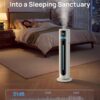 DREO 11L Smart Humidifier 747S Large Room 700 ft², 100H Runtime, 21dB Quiet | Top Fill, 1500+RGB Light, APP & Remote Control, Clean Tank Technology, 12H Timer, Cool Mist Humidifers for Bedroom, White
