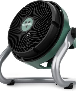 Vornado EXO61 Heavy Duty Air Circulator, 3-Speed, Industrial Floor Blower Fan with 8 ft Cord, IP54 Motor, Steel Base, Non-Slip Feet for Garage, Workshop, Job Site Cooling