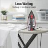 CHI Steam Iron for Clothes with Vertical Steam Burst, Professional Grade, Titanium Ceramic Soleplate, 400+ Steam Holes, 1700 Watts, 3-Way Auto Shutoff, 8' Cord CHI Steam Iron for Clothes with Vertical Steam Burst, Professional Grade, Titanium Ceramic Soleplate, 400+ Steam Holes, 1700 Watts, 3-Way Auto Shutoff, 8' Cord