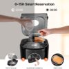 VEVOR Bread Maker, 19-in-1 2LB Dough Machine, Nonstick Ceramic Pan Automatic Breadmaker with Gluten Free Setting, Whole Wheat Bread Making, Digital, Programmable, 3 Loaf Sizes, 3 Crust Colors