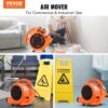 VEVOR Air Mover, 1/4 HP 1000 CFM Carpet Dryer for Cooling and Ventilating, Portable Floor Blower Fan with 4 Blowing Angles and Time Function, for Janitorial, Home, Commercial Use VEVOR Air Mover, 1/4 HP 1000 CFM Carpet Dryer for Cooling and Ventilating, Portable Floor Blower Fan with 4 Blowing Angles and Time Function, for Janitorial, Home, Commercial Use