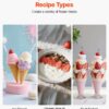 VEVOR Ice Cream Maker, 2.11 Qt. Large Capacity, Electric Automatic Ice-Cream Machine, with Easy Operation & Cleaning, Stainless Steel Shell, for Homemade Frozen Yogurt, Fruit Sorbet, Gelato, Silver