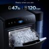 GoveeLife Smart Countertop Ice Maker 2 Pro, 3 Mins 9 Ice Cubes with 3 Sizes | 47lbs Daily, 40dB Quiet, Smart Pre-Cooling, App & Voice Control, Self-Clean, Dual Water Tanks for Home, Coffee, Party, Office GoveeLife Smart Countertop Ice Maker 2 Pro, 3 Mins 9 Ice Cubes with 3 Sizes | 47lbs Daily, 40dB Quiet, Smart Pre-Cooling, App & Voice Control, Self-Clean, Dual Water Tanks for Home, Coffee, Party, Office