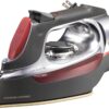 CHI Steam Iron for Clothes with Vertical Steam Burst, Professional Grade, Titanium Ceramic Soleplate, 400+ Steam Holes, 1700 Watts, 3-Way Auto Shutoff, 8' Cord