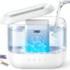DREO 4L Humidifiers for Bedroom, 36H Runtime, 28 dB Quiet, HM311 | Easy to Refill & Clean, BPA-Free, Nightlight, Supersized Air Humidifiers for Large Room, Baby Nurseries, Plants, Indoor