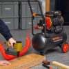 VEVOR 6.3 Gallon Air Compressor, 2 HP 3.35 CFM@90PSI Air Compressors with Max. 116PSI Pressure, Oil Free Compressor Tank for Auto Repair, Tire Inflation, Spray Painting, Woodwork Nailing