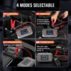 VEVOR Smart Battery Charger, 35-Amp, Lithium LiFePO4 Lead-Acid (AGM/Gel/SLA) Car Battery Charger with LCD Display, Trickle Charger Maintainer Desulfator for Boat Motorcycle Lawn Mower Deep Cycle