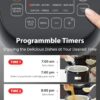 TOSHIBA Small Rice Cooker, 3-Cup Uncooked, for 1-3 People, LCD Display, 8 Cooking Functions, Nonstick Inner Pot, Grey TOSHIBA Small Rice Cooker, 3-Cup Uncooked, for 1-3 People, LCD Display, 8 Cooking Functions, Nonstick Inner Pot, Grey