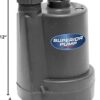Superior Pump 91250 1800GPH Thermoplastic Submersible Utility Pump with 10-Foot Cord, 1/4 HP