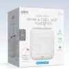 Pure Enrichment HUME Sense Warm & Cool Mist Top-Fill Humidifier, 2-Gal Tank, Up to 4.5 Days, Auto Humidity Sensor, 3 Mist Levels, Night Light, Aromatherapy, Sleep Mode & Auto Shut-Off