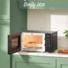 COMFEE' Countertop Microwave Oven 0.7 Cu.Ft, 700W, Black, Child Lock | 11 Power Levels, Multi-stage Cooking, Weight/Time Defrost, Memory Function, for Apartment, Dorm, Office