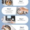 VEVOR Automatic Ice Cream Maker with Built-in Compressor, 2 Quart No Pre-freezing Fruit Yogurt Machine, Stainless Steel Electric Sorbet Maker, 3 Modes Gelato Maker with LCD Display & Timer, Silver