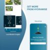 Hunter Hydrawise HPC400 Smart WiFi Irrigation Controller for Lawns and Gardens, 4 Zone, Expandable to 32 Zones, Weather Based, App Controlled Sprinkler System