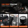 VEVOR 12V Air Compressor with Tank 0.8 Gallon/3 L, Train Horn Air Compressor, 120 psi Working Pressure Onboard Air Compressor System for Train Air Horns, Inflating Tires, Air Mattresses