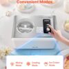 VEVOR Automatic Ice Cream Maker with Built-in Compressor, 2 Quart No Pre-freezing Gelato Maker, Electric Sorbet-Maker, 3 Modes Compressor Ice Cream Machine for Home Kitchen
