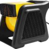 VEVOR Pivoting Utility Fan, 600 CFM High Velocity Floor Blower for Drying, Cooling, Ventilating, Exhausting, 300° Blowing Angle Air Mover, Portable Carpet Dryer Fan for Home, Work Shop