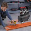 VEVOR Air Compressor, 20 Gallon Steel Tank, 4HP 10.6 CFM@90 PSI Oil Free Air Compressor & Max. 125PSI Pressure, 78dB Ultra Quiet Compressor for Auto Repair, Tire Inflation, Spray Painting (220V 60Hz)