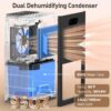 BEDRED Dehumidifier, 95OZ Dehumidifier for Home 1000 sq ft - Quiet with Auto Shut Off & Relaxing 7 Color Ambient Light, Ideal for Livingroom, Bedroom, Basement (Black) BEDRED Dehumidifier, 95OZ Dehumidifier for Home 1000 sq ft - Quiet with Auto Shut Off & Relaxing 7 Color Ambient Light, Ideal for Livingroom, Bedroom, Basement (Black)
