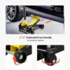 VEVOR 3 Ton Low Profile Floor Jack for All Terrain Vehicles, Heavy-Duty Steel Racing Jack with Quick Lift Pump, 5.12"-20" Lifting Range, 3.0 tons
