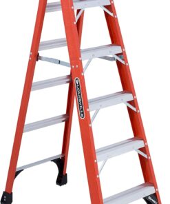 Louisville Ladder 6-Foot Fiberglass Step Ladder, 375-Pound Load Capacity, Type IAA, FS1406HD