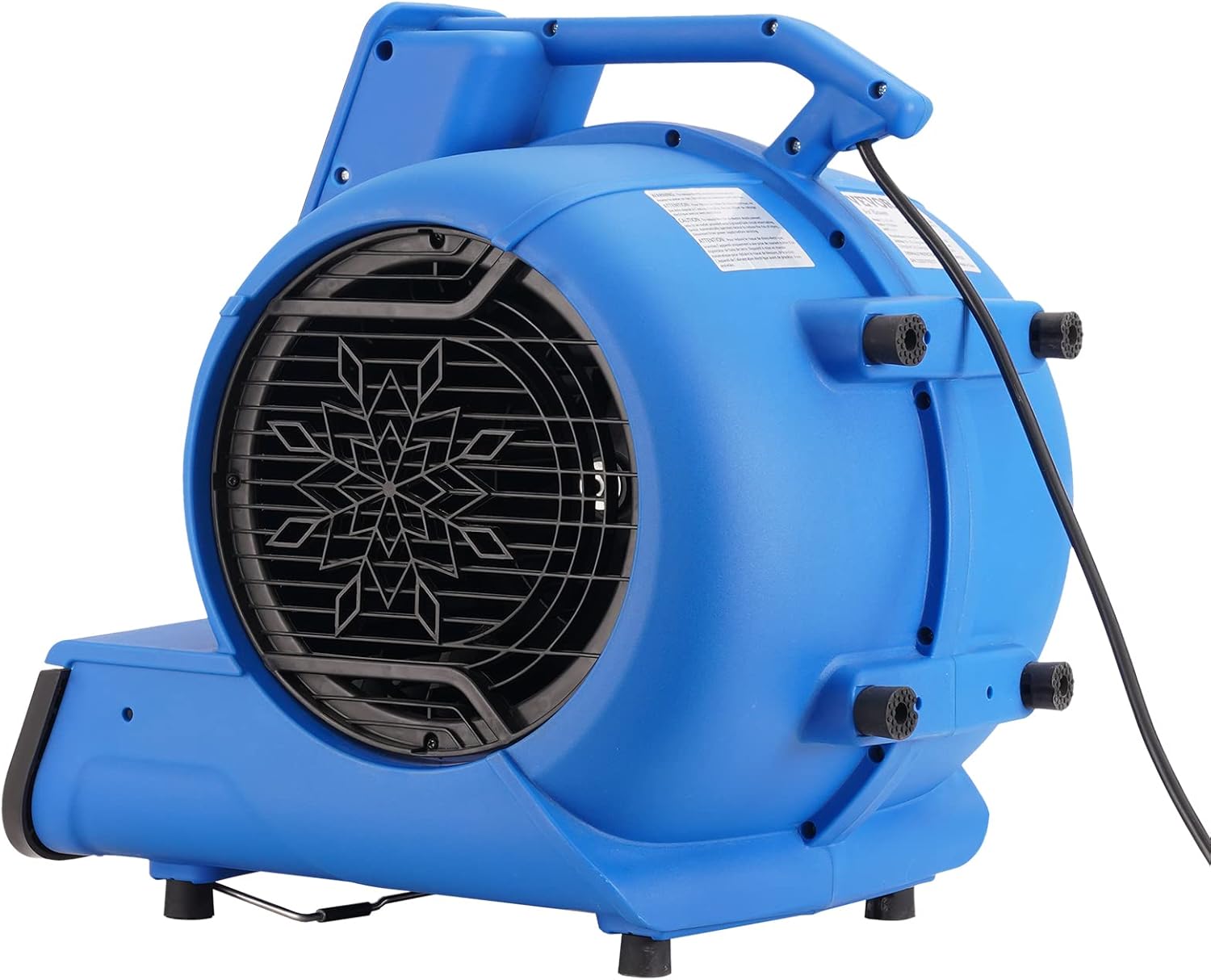 VEVOR Air Mover, 1/2 HP 2600 CFM Carpet Dryer for Cooling and Ventilating, Portable Floor Blower Fan with 4 Blowing Angles and Time Function, for Janitorial, Home, Commercial Use VEVOR Air Mover, 1/2 HP 2600 CFM Carpet Dryer for Cooling and Ventilating, Portable Floor Blower Fan with 4 Blowing Angles and Time Function, for Janitorial, Home, Commercial Use - Image 12