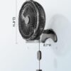 Koonie 12 Inch Wall Mount Fan, Quiet Wall Fan with Timer, 9.8ft Wired Remote, 80° Oscillation, 100° Adjustable, 3 Speeds High Velocity for RV Bedroom Kitchen Office Garage Koonie 12 Inch Wall Mount Fan, Quiet Wall Fan with Timer, 9.8ft Wired Remote, 80° Oscillation, 100° Adjustable, 3 Speeds High Velocity for RV Bedroom Kitchen Office Garage