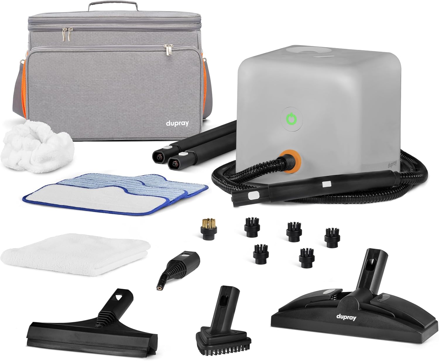 Dupray Neat Plus Steam Cleaner and Awesome Bag, 18 Accessories, Fast Heat-Up, Chemical-Free Cleaning, Multipurpose Steamer *Kills 99.9% of Bacteria & Viruses Dupray Neat Plus Steam Cleaner and Awesome Bag, 18 Accessories, Fast Heat-Up, Chemical-Free Cleaning, Multipurpose Steamer *Kills 99.9% of Bacteria & Viruses