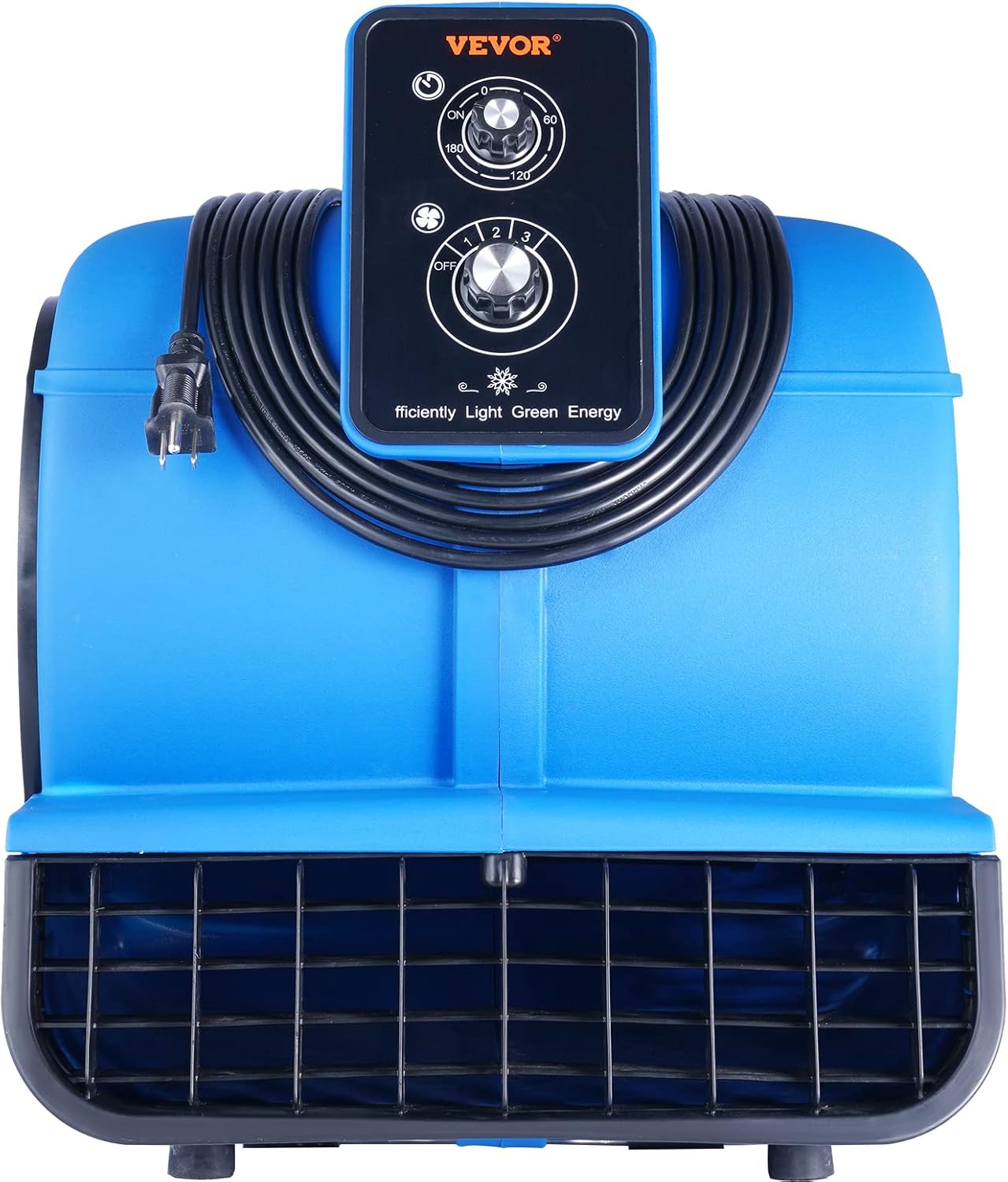 VEVOR Air Mover, 1/2 HP 2600 CFM Carpet Dryer for Cooling and Ventilating, Portable Floor Blower Fan with 4 Blowing Angles and Time Function, for Janitorial, Home, Commercial Use VEVOR Air Mover, 1/2 HP 2600 CFM Carpet Dryer for Cooling and Ventilating, Portable Floor Blower Fan with 4 Blowing Angles and Time Function, for Janitorial, Home, Commercial Use - Image 10