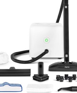 Dupray Neat Steam Cleaner with 17-Piece Kit - Powerful, Chemical-Free Cleaning for Floors, Cars, Tiles, Upholstery, Kitchen, Bathroom Grout, Carpets & More - Kills up to 99.9% of Bacteria & Viruses *