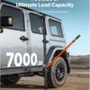 VEVOR Farm Jack 60inch, 7000 lbs Capacity Ratcheting Off Road Jeep Jack for Tractor, Truck, SUV, Bumper Lift, Orange VEVOR Farm Jack 60inch, 7000 lbs Capacity Ratcheting Off Road Jeep Jack for Tractor, Truck, SUV, Bumper Lift, Orange