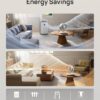 DREO Fan for Bedroom, Desk Air Circulator Fans with Remote, 11 Inch Table Fan for Whole Room, 65ft Powerful Airflow, 120° Vertical Manual and 90° Oscillating, 4 Speeds, 8H Timer, 25dB Quiet, Home