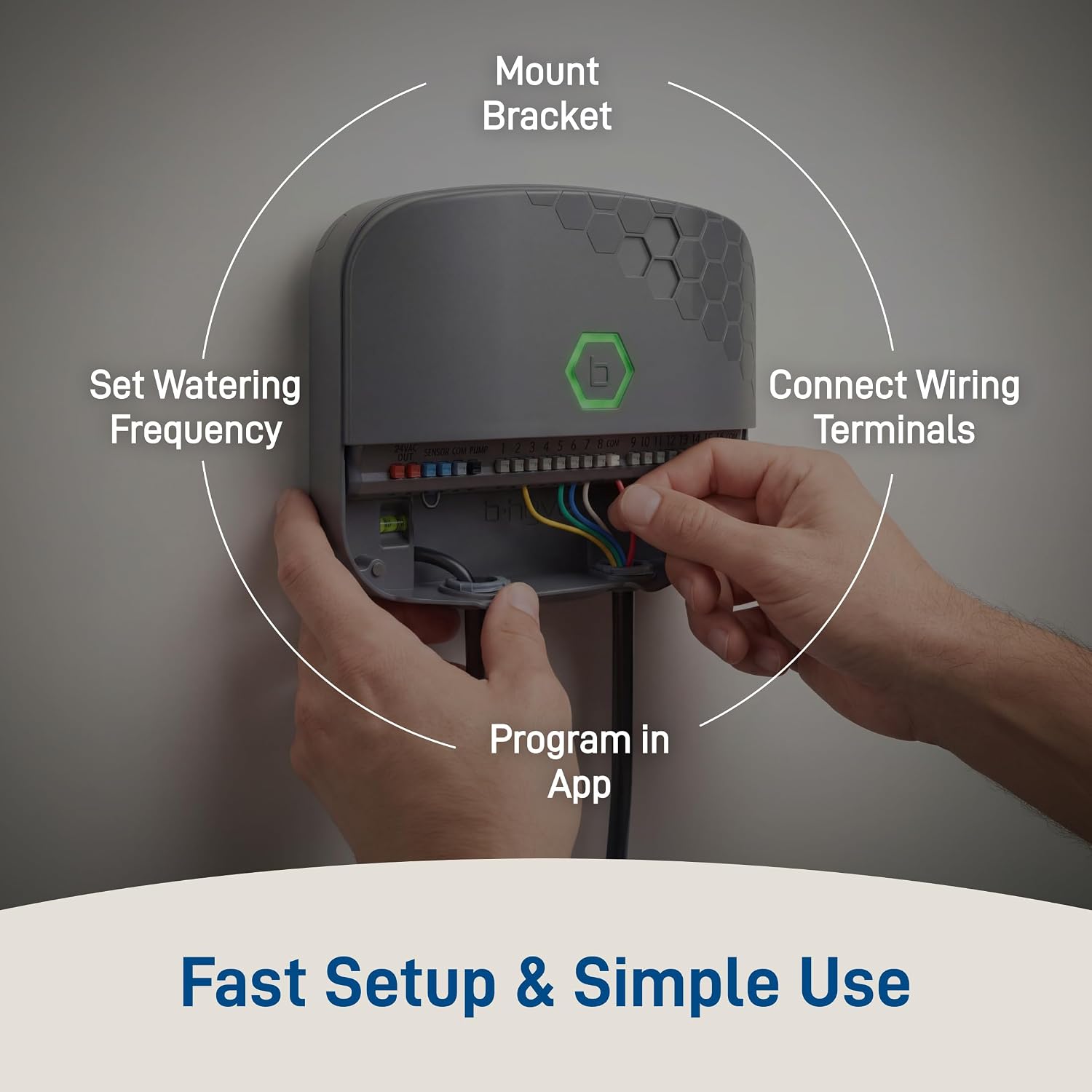 Orbit B-hyve XR Smart Sprinkler Timer - 16-Zone - WiFi-Enabled Indoor/Outdoor Irrigation Controller - App Control - Weatherproof Watering System - Multi Zone - Custom Programs - 57995 Orbit B-hyve XR Smart Sprinkler Timer - 16-Zone - WiFi-Enabled Indoor/Outdoor Irrigation Controller - App Control - Weatherproof Watering System - Multi Zone - Custom Programs - 57995 - Image 9