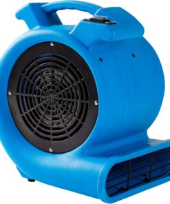 Mounto 1/2hp Air Mover Floor Drying Blower Fan - Powerful 1/2HP Motor Carpet Dryer, 2200 CFM Air Flow, Lightweight Design, 2-Speed Settings for Drying, Cooling & Circulation