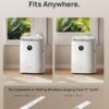 DREO Portable Air Conditioner 319S, 10000 BTU ASHRAE (6000 BTU DOE) Smart AC Unit for Bedroom with Drainage-free Cooling, Fan&Dehumidifier 3 in 1, APP/Voice/Remote, Quiet Standing AC for Room Indoors