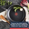 T-fal Experience Nonstick Cookware Set 12 Piece, Induction, Oven Broiler Safe 350F, Kitchen Cooking Set w/Fry Pans, Saucepan, Stockpot, Kitchen Utensils, Pots and Pans, Dishwasher Safe, Black