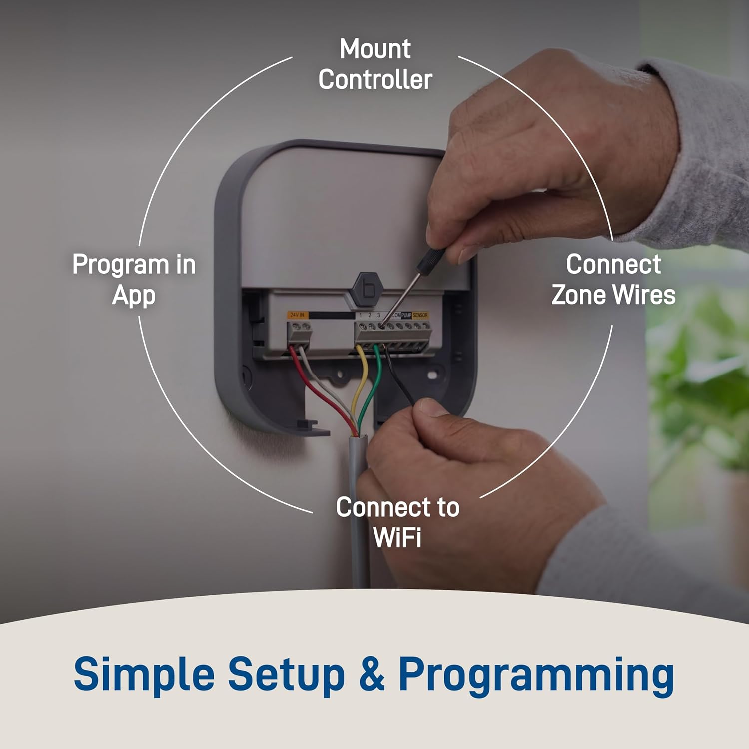 Orbit B-hyve Indoor Smart Sprinkler Controller - 8-Zone - WiFi Irrigation Controller - App Controlled Irrigation with Weather Adjustment - Easy Installation Smart Home Ready Device - 57925 Orbit B-hyve Indoor Smart Sprinkler Controller - 8-Zone - WiFi Irrigation Controller - App Controlled Irrigation with Weather Adjustment - Easy Installation Smart Home Ready Device - 57925 - Image 8